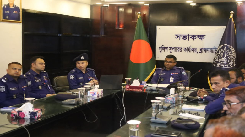 ব্রাহ্মণবাড়িয়ায় নবাগত পুলিশ সুপার শাহ মোঃ আব্দুর রউফের যোগদা