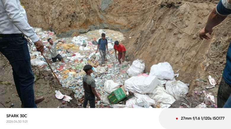 ব্রাহ্মণবাড়িয়ার আখাউড়া ল্যান্ড কাস্টম স্টেশনে ভারতীয় কোট